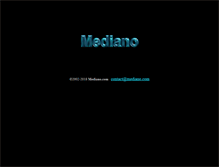 Tablet Screenshot of mediano.com